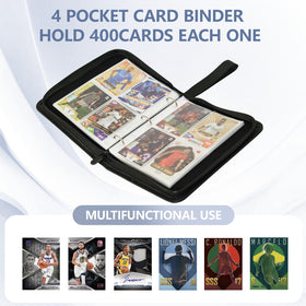 FLEKKO 4-pocket binder 3-ring mechanism, easy page addition for growing collections.