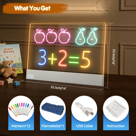 FLETUTE LED Note Board gift packaging ready for gifting