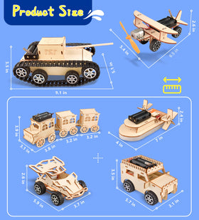 3D wooden puzzle pieces simplify assembly for new builders.