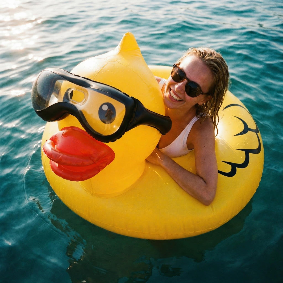 Float Joy jeep ducking design suited for Jeep meetups and decor