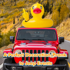 Deflate valve on Float Joy duck float for compact storage