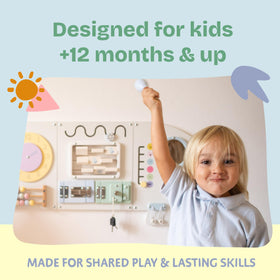 FLODDLE Sensory Wall Panel beads support grasping and hand-eye coordination