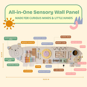 FLODDLE Sensory Wall Panel sliders invite tactile discovery for curious kids