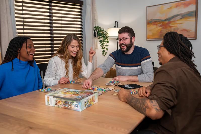 Floodgate Sagrada board game dice bag keeps components organized during sessions