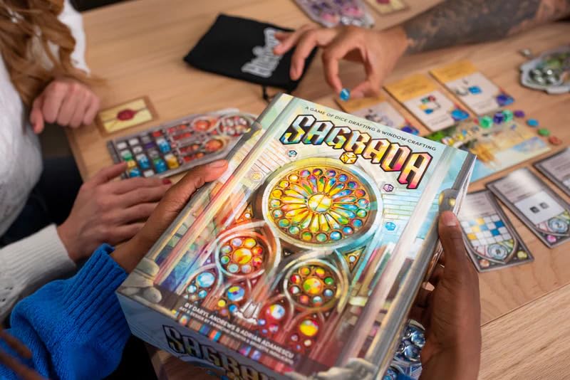 Floodgate Sagrada board game private objectives add personalized scoring strategies