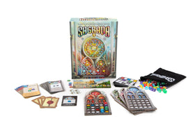Floodgate Sagrada board game round track helps manage turns smoothly