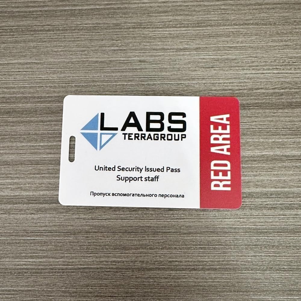FLOORSOUTH red card TerraGroup back view with card edge detail