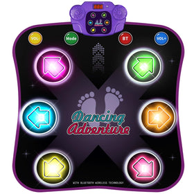 Flooyes light-up 6-button dance mat sparks colorful movement during play.