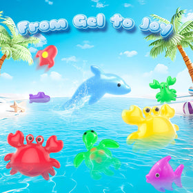 Flooyes 20-color hydrogel palette for vibrant DIY squishies and designs.