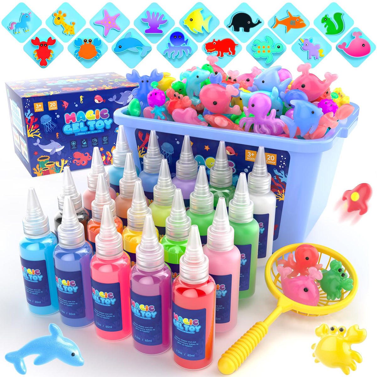 Flooyes Magic Elf Water Toy Kit molds collection sparks imaginative play and craft variety.