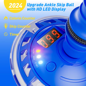 Flooyes Skip Ball timer and calorie counter tracks play sessions safely.