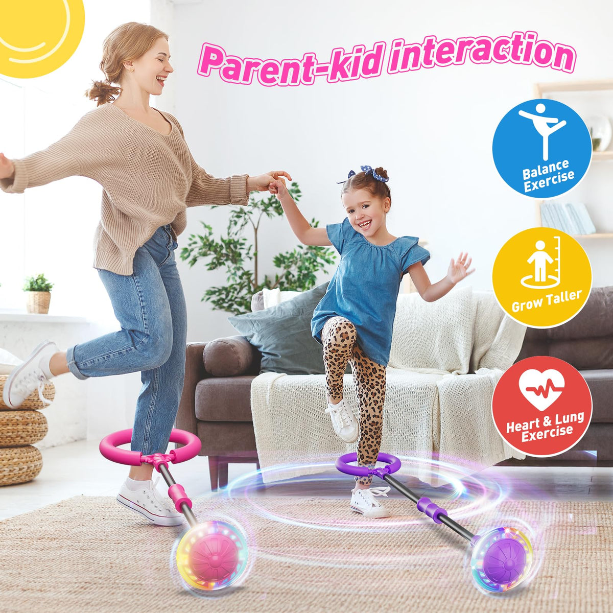 Flooyes Skip Ball promotes outdoor activity and joyful exercise for kids.