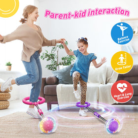 Flooyes Skip Ball promotes outdoor activity and joyful exercise for kids.