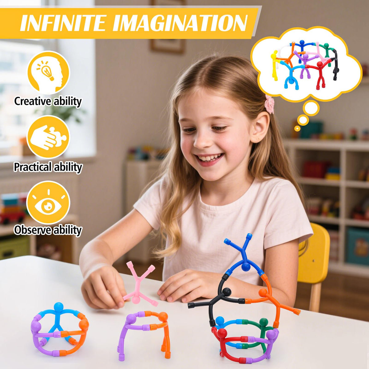 FloraSea fridge magnets sensory toys help focus during desk or kitchen activities.
