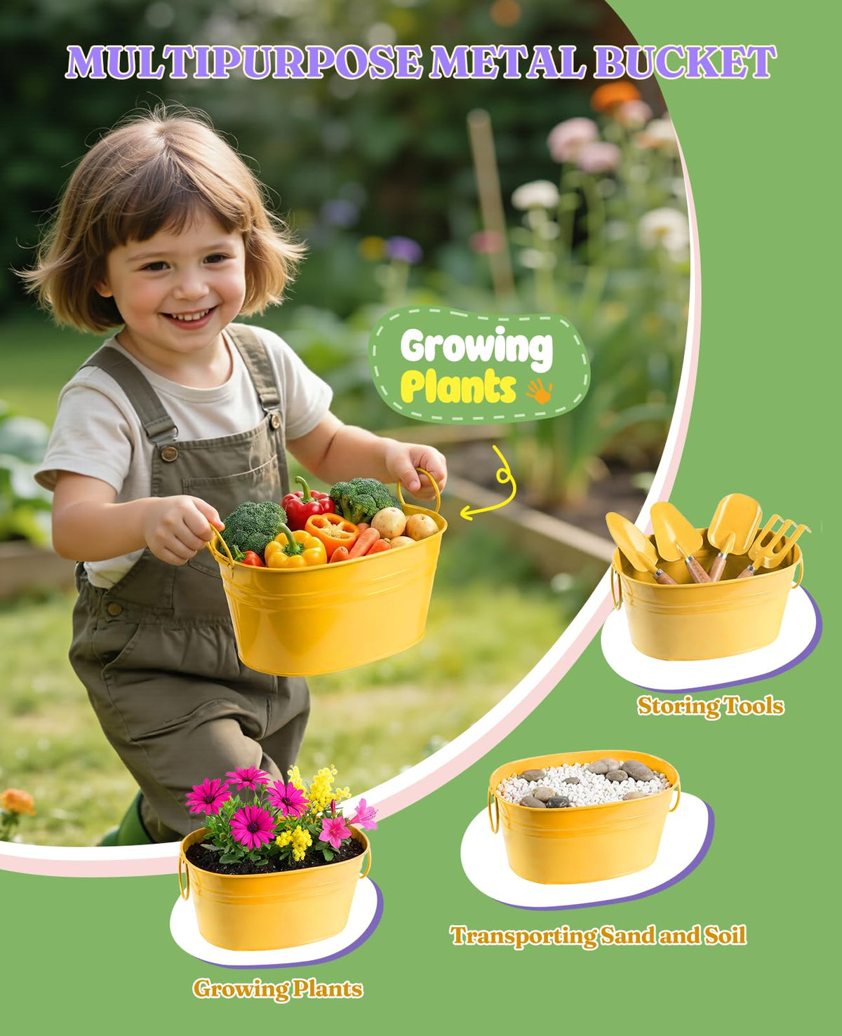 Floraxa ergonomic wooden handles on tools for comfortable use