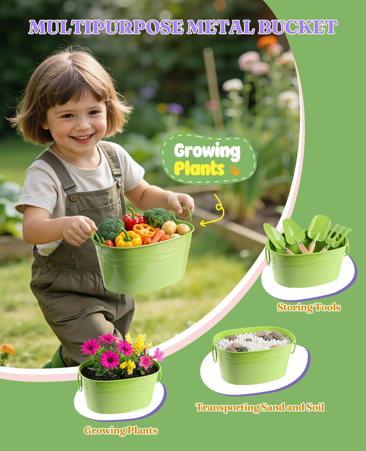 Floraxa kids gardening gloves protect small hands