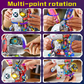 Flubecrux Mechanical Bunny multi-joint pose enables versatile photo setups