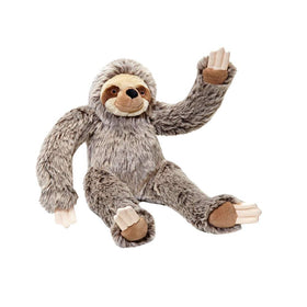 Fluff & Tuff Tico Sloth plush dog toy, 15-inch, ideal for gentle tug games