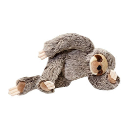 Fluff & Tuff Tico Sloth toy showing tug play action for dogs