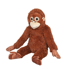 Fluffypals Punch Monkey plush full view showing size and cuddly silhouette
