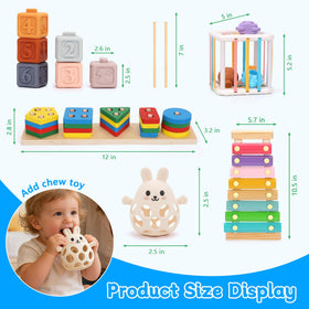 FlufiFiea soft-building blocks with vibrant visuals for sensory play