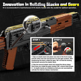 Fluorspar Blaster ejection mechanism showcases functional launcher detail.