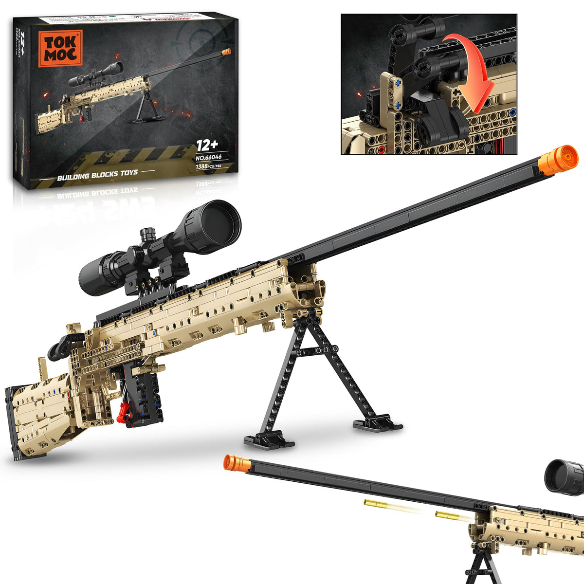 Fluorspar blaster overview model shows detailed construction for display and collection