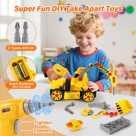 FLY2SKY child assembling a truck promotes fine motor skills and focus