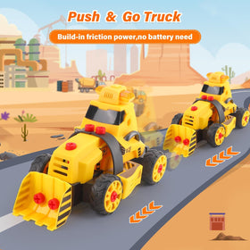 FLY2SKY excavator model supports hands-on construction pretend play