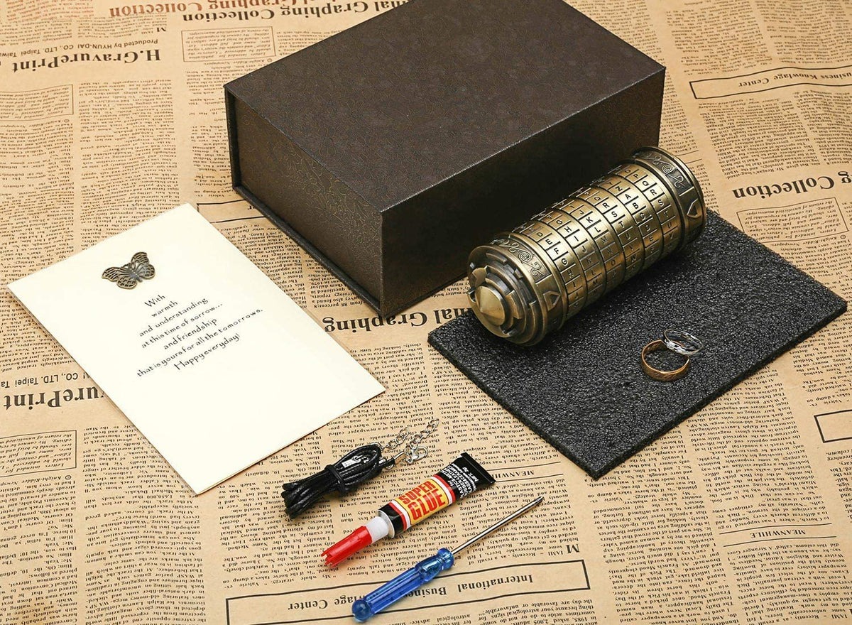 Inside view with rings and small items for a memorable proposal or gift