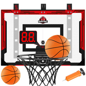 FlyBakiz 24x16 indoor hoop board with ample shooting space for family play