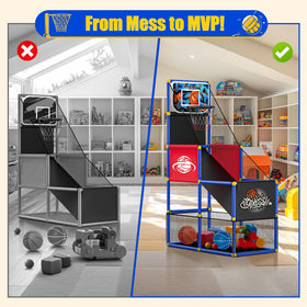 FlyBakiz base with built-in storage for balls and toys