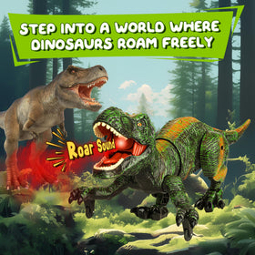 Flybakiz dino roars and lights up for immersive nighttime fun