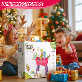 Flybakiz dishwashing playset supports cooperative role-play and coordination.