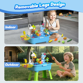 FlyBakiz fishing game with rod and fish enhances fine motor skills
