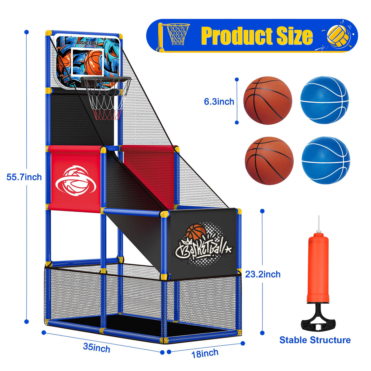 FlyBakiz graffiti backboard design adds playful flair to playtime