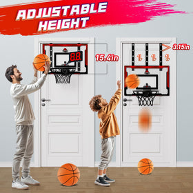 FlyBakiz over-door hoop mounted for quick setup and space-saving practice