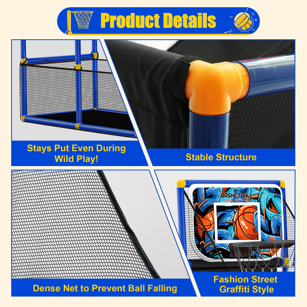 FlyBakiz portable backyard setup for quick family tournaments