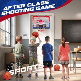 FlyBakiz spring-loaded rim delivers NBA-style action for energetic play.