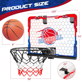 FlyBakiz toddler-height backboard option makes first swishes possible.