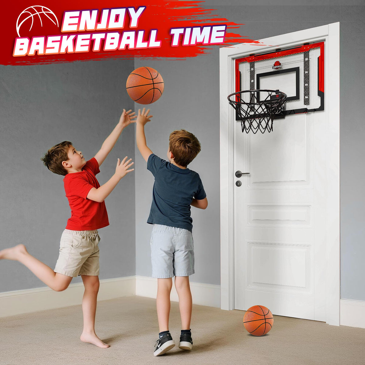 FlyBakiz two-balls basketball set ensures ready-to-play fun anytime
