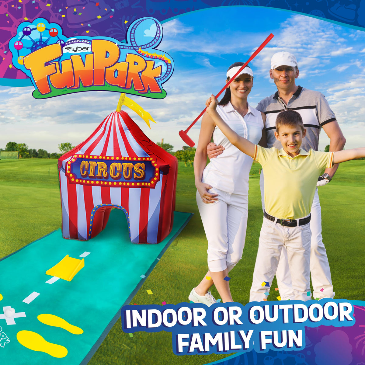 Flybar FunPark mini golf balls for safe, durable play