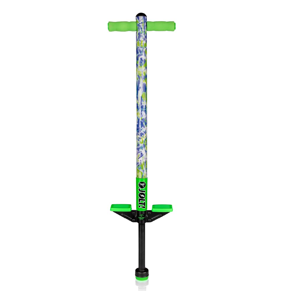 Flybar Jolt pogo stick beginner-friendly design for backyard play and skill-building.
