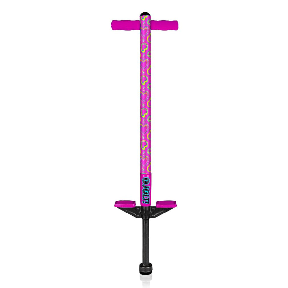 Flybar Jolt beginner pogo stick design helps kids learn balance safely