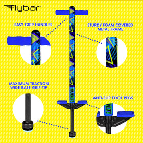 Flybar Jolt non-slip foot pads improve balance and control