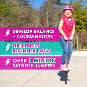 Flybar Jolt pogo stick ready-to-use for immediate outdoor play