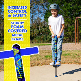Flybar Jolt pogo tip provides stable bounce for new riders