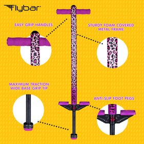 Wide bounce tip provides stability for new riders.