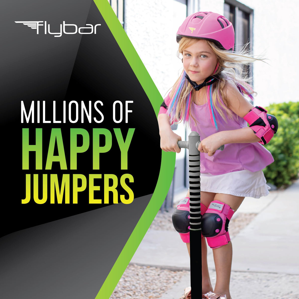 Flybar Maverick 2.0 grip handles highlight easy handling for kids.