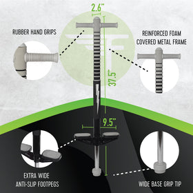 Flybar Maverick 2.0 rubber tip image highlights debris protection and smooth bounce.